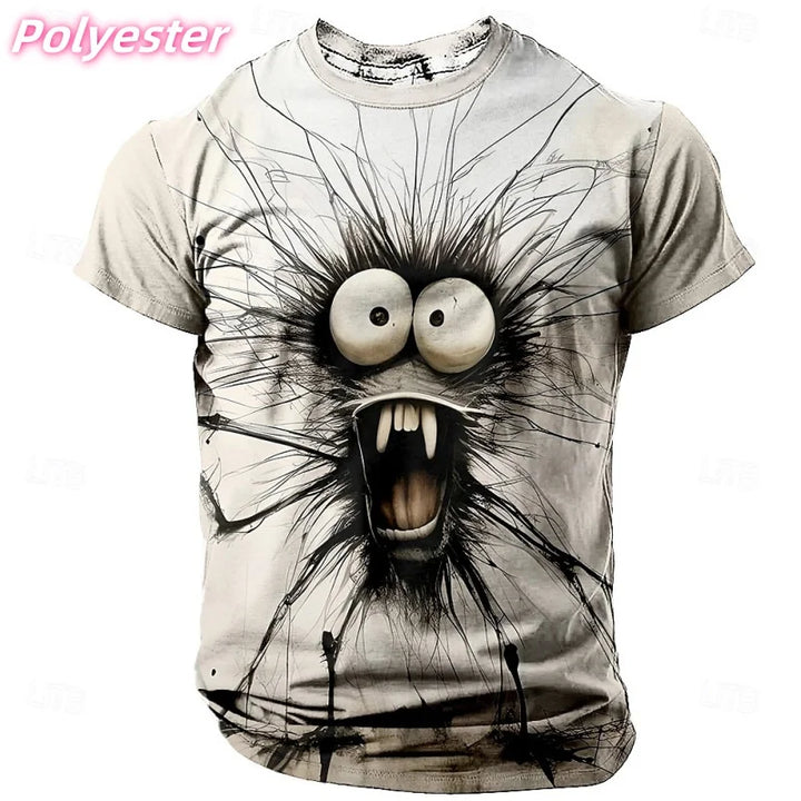 Outlet Of Scandinavian - T-Shirt Roliga Djurmotiv