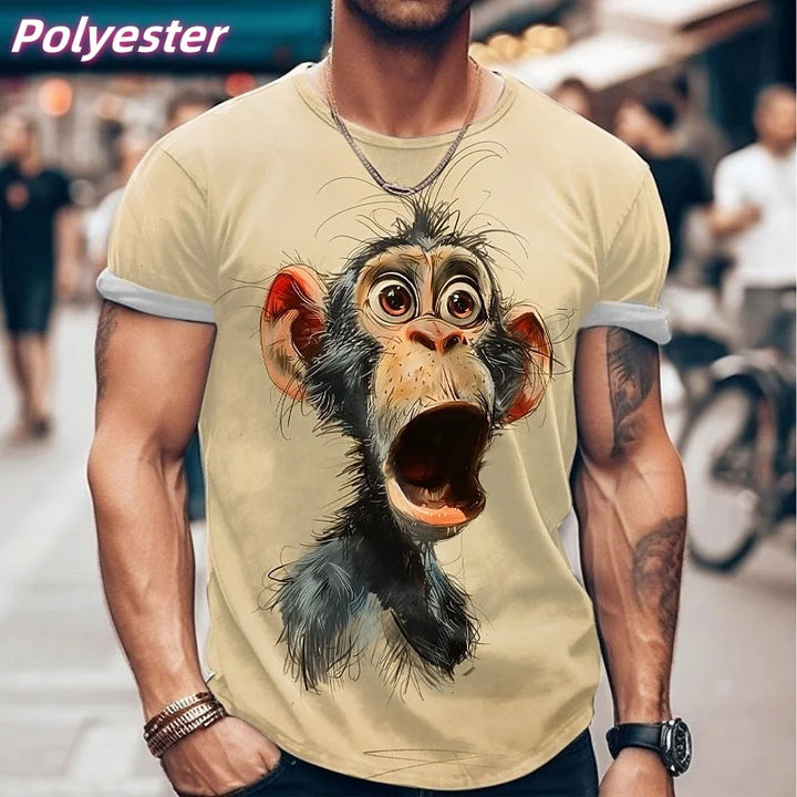 Outlet Of Scandinavian - T-Shirt Roliga Djurmotiv