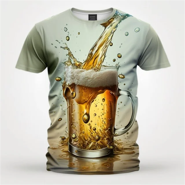 Outlet Of Scandinavian - T-Shirt För Öl Fantaster