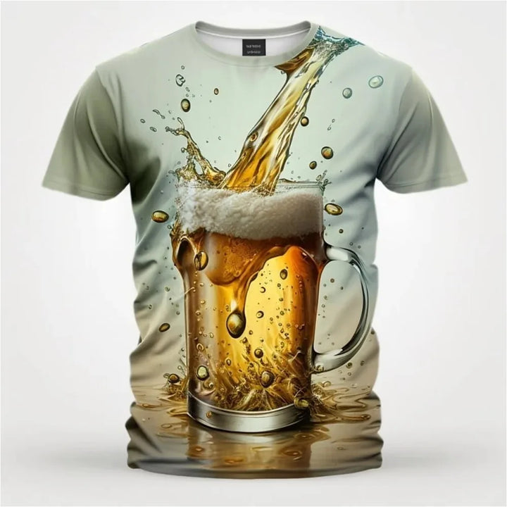 Outlet Of Scandinavian - T-Shirt För Öl Fantaster