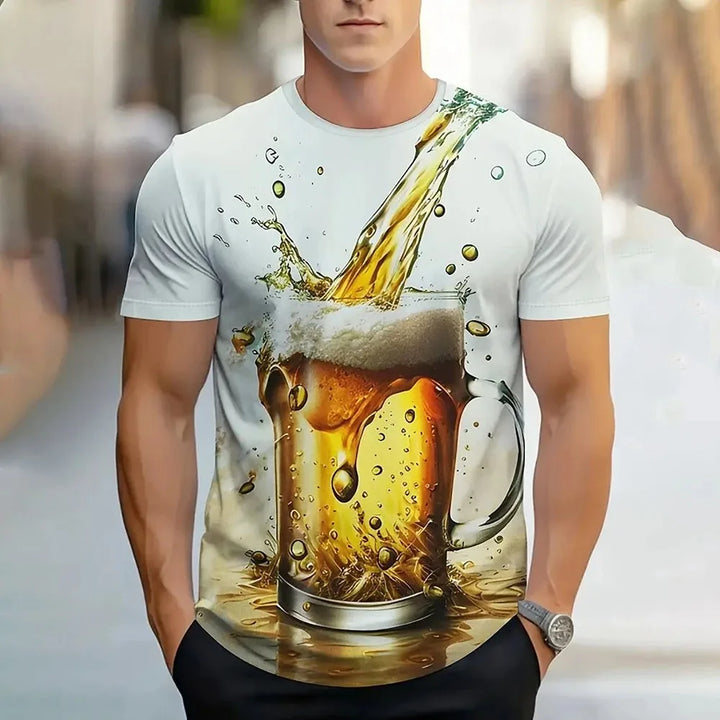 Outlet Of Scandinavian - T-Shirt För Öl Fantaster
