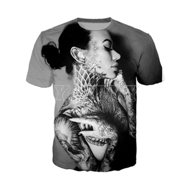 Outlet Of Scandinavian - T-Shirt Snygga Kvinnotryck